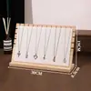 En Stock Envío Transfronterizo Dropshipping Soporte de Exhibición Desmontable para Collares Cadena para Clavícula Colgador de Joyas Accesorios de Exhibición para Collares para Transmisiones en Vivo y Puestos de Mercado
