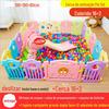 Criança Criança piscina de bolinhas portão cerca de segurança jogo infantil cerca de plástico interior casa escalada cerca para criança pequena