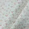 Tejido de Gasa de Doble Capa con Estampado Floral Pequeño Rosa, Adecuado para Pijamas, Ropa de Casa, Ropa de Bebé, Mantas Infantiles y Baberos