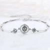 100 tipos de pulsera de proyección Te amo memoria de amor 100 tipos de idioma Estilo idéntico al de las celebridades de TikTok regalo para novia