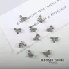 Accesorios de Aleación para Uñas Decoración de Uñas Popular Lazo para Uñas Super Brillantes Uñas Portátiles Media Luna Francesa Accesorios para Uñas de Mariposa