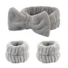 Popular Set de Diademas de Amazon para Mujer, Pulsera Impermeable para Lavarse la Cara, Diadema Sencilla de Moño, Aro para el Cabello, Accesorios para el Cabello
