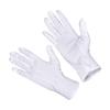 Luvas de trabalho para fabricantes de comércio exterior, dorso de algodão, costela, fivela, respiráveis, dedo, luvas brancas, etiqueta, luvas de três costelas, atacado