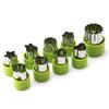 Molde para fideos con forma de mariposa, suplemento alimenticio para bebés, herramienta para wonton, molde para hornear galletas con dibujos animados de frutas y verduras en relieve para el hogar