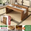 Mesa Pequena Dobrável de Bambu para Bay Windows, Mesa de Chá Tatami, Mesa de Estudo de Cabeceira, Mesa Baixa para Peitoril de Janela