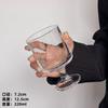 Copa de Vidrio con Pie de Alta Calidad, Vaso Doméstico de Frutas de Burbujas Estilo Ins, Copa de Vidrio de Moda, Vaso para Jugo