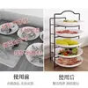 Venta Directa de Fábrica Estantería de Almacenamiento Multicapa para Preparación y Almacenamiento de Alimentos, Adecuada para Cocina Doméstica y Platos de Olla Caliente
