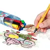 Plumones de acuarela Deli 6952 para niños, 12 colores lavables, no tóxicos y seguros, plumones de arte para estudiantes de primaria