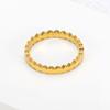Joyería de moda estilo ins europeo y americano, temperamento versátil, anillo cuadrado elegante, anillo para mujer, acero de titanio, accesorios de moda