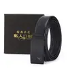 Cinturón para Hombre al por Mayor Cinturón Ancho Casual de Negocios Hebilla Automática Cinturón Texturizado Caja de Regalo Cinturón para Pantalón Logo Láser