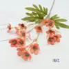 Margarita Mini Artificial de un Solo Tallo Estilo Country Americano para Barra de Comedor, Casa de Huéspedes, Decoración de Arreglo Floral de Escritorio para el Hogar, Flor de Ambiente