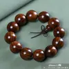 Pulseiras de Madeira Huanghuali Atacado com 108 Contas para Homens e Mulheres, Feitas de Madeira Velha, Contas de Oração de Madeira de Rosewood, Venda Direta do Fabricante