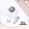 Esmalte de Uñas con Glitter Transfronterizo Irregular de Diamante Triturado Esmalte de Uñas Gel de Fototerapia Cubo Mágico Luz de Estrellas Espumoso Gel Flash