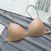 Venta al por mayor del fabricante Tirante Fino Sin Costuras Ultra Fino Ropa Interior Estilo Nuevo Espalda Cruzada Espalda Bonita Push-Up Sujetador de una pieza Wrap