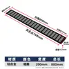 Orificio de Ventilación Disipación de Calor Negro Plateado Gabinete para Zapatos Rectangular Malla Transpirable Gabinete de Ventilación Armario de Vestir Aleación de Aluminio Malla Transpirable