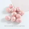 Contas de cerâmica brilhantes em formato especial pequenos acessórios ovais joias diy contas soltas acessórios para pulseira contas de barril de cerâmica atacado