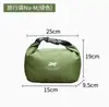 Bolsa de Almacenamiento Grande Impermeable Plegable para Viajes al Aire Libre con Cierre Enrollable Ahorro de Espacio