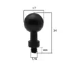 Cabeza de bola aleación de aluminio acero inoxidable tornillo de cabeza de bola teléfono móvil cámara proyector soporte giratorio universal adaptador de extensión
