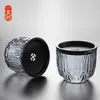 Jarra Pequeña de Vidrio Jianshui Olla Tapa Base para Olla Pequeña Taza para Lavar Té Depósito para Posos de Té Cubo Pequeño para Té Vertedor de Agua de Desecho Tetera Accesorios para Ceremonia del Té