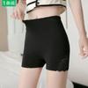 Shorts de Seguridad de Encaje para Mujer, Anti-Exposición, Delgados, Talla Grande, Cintura Alta, Control de Abdomen, Levantamiento de Cadera, Shorts de Tres Puntos con Entrepierna de Algodón Puro