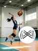 Treinador de Vôlei equipamento de treinamento de vôlei tudo-em-um com elástico de retorno para saque, ataque e treinamento de salto
