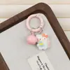 Campana de Primavera G70 Campana de Dibujos Animados Llavero del Gato KT Corazón Dulce Rosa Colgante para Mochila Estudiantil para Novias