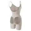 Body europeu e americano transfronteiriço de peça única com alças, características de levantamento de glúteos e modelagem da cintura, modelador feminino emagrecedor, body de peça única modelador de cintura justo atacado