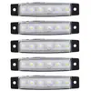 Luzes laterais LED para carros de passageiros e carga multicolor 12V-24v Vermelho Amarelo Azul Verde Branco multicolor Quadrado