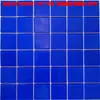 Azulejos de mosaico de cristal para piscina, piscina de observación, inodoro, estanque de peces, bañera, azulejos azules para casa de huéspedes