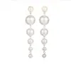 Brincos de moda de alta qualidade Brincos de flor gota de óleo Mori temperamento luxo leve brincos de pétala de folha colorida feminino