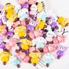 Acessórios de resina desenhos animados brilhante Sanrio corda diy creme cola caso de telefone Patch de cabelo infantil acessórios sapatos de buraco
