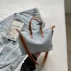 Bolso Tote con Patrón de Estrella Transfronterizo para Mujer, Gran Capacidad, Hombro Único, Bolso de Mano para el Trabajo, Nuevo Modelo de Moda, Bolso Casual Versátil