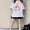 Sentido tridimensional fresco estilo nicho manga curta novo peça única dia da entrega estampa de homem homens e mulheres Gola redonda