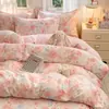 Jie Liya 2026 Nuevo Modelo Todo Algodón Estampado Estilo Fresco Funda de Edredón Individual Cubre Cama Individual/Doble de Algodón Puro Compra al por Mayor