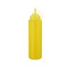 Botella para salsa botella para condimento frasco para condimento utensilios de cocina botella exprimible de boca puntiaguda botella para salsa de ensalada botella de plástico botella para condimento de 8 oz