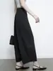 Pantalones Casuales de Pierna Ancha, Plisados, Adelgazantes, Holgados, Elegantes de Alta Gama para Mujer, Diseño Original con Drapeado