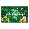Calle Amazonas. Fondo para el Día de San Patricio Poliéster Atmósfera de Festival Irlandés Decoración Tela de Tapiz Bandera Personalización
