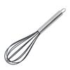 Batedor de Ovos Manual de Silicone Utensílios de Cozinha para Assar Aço Inoxidável Mixer Manual Suprimentos de Cozinha Ferramenta Batedor de Ovos Acionado à Mão