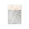 Adesivos de Unha Folha de Ouro Tomoni Quentes e Populares Ultra Finos Sem Costura Preto e Branco Semi-Transparente Adesivos de Decoração Floral