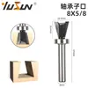 Sub-cortador de rodamiento Yusheng mango de 1/4 fresadora para carpintería sub-cortador de copia unión de cola de milano máquina de grabado