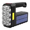 Luz de emergencia solar para exteriores para el hogar, luz lateral de carga, luz LED portátil, luz fuerte, reflector