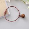 Llavero con forma de campana de color caramelo creativo, anillo de alambre pintado de color, colgante para mochila de estudiante, colgante de muñeca de regalo