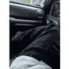 Pantalones Cargo Casuales Gruesos con Forro de Polar para Otoño e Invierno para Hombre, Pantalones Largos Versátiles de Moda Sueltos con Tres Rayas, Nuevo Modelo 2025