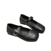 Zapatos Mary Jane Planos de Suela Suave Estilo Coreano Otoño 2026 para Mujer, Zapatos de Hebilla Estilo Hada de un Solo Color para Mujer