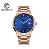 Ochstin Novo Relógio Mecânico Masculino Relógio Mecânico Totalmente Automático Aço Inoxidável À Prova D'água Relógio Simples à Prova D'água