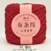Grande Bola de Fio de Tecido de Alta Elasticidade para Crochê DIY Artesanal de Chinelos, Bolsas, Bonecas, Cestas de Armazenamento e Materiais de Tecelagem para Berço