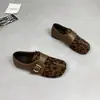 Outono 2026 Novo Estilo Birkenstock Casual Leve Confortável Sapatos Femininos Versátil Slip-On Trabalho Rasteirinhas para Mulheres