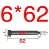 GanchoExtractor Endurecido para Molde, Pasador de Extracción de Material, Varilla de Retorno de Material, Varilla de Empuje de Material, Pasador Extractor, Tipo 56 Rlr de Monje