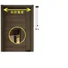 Cortina de puerta de calabaza de madera de durazno de loto, cortina de cuentas para entrada, cortina divisoria para dormitorio, baño y puerta de entrada, no requiere perforación