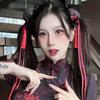 Delantal de sirvienta Lolita de estilo japonés para niña pequeña chef china Niang, nuevo vestido cheongsam chino, traje para mujer